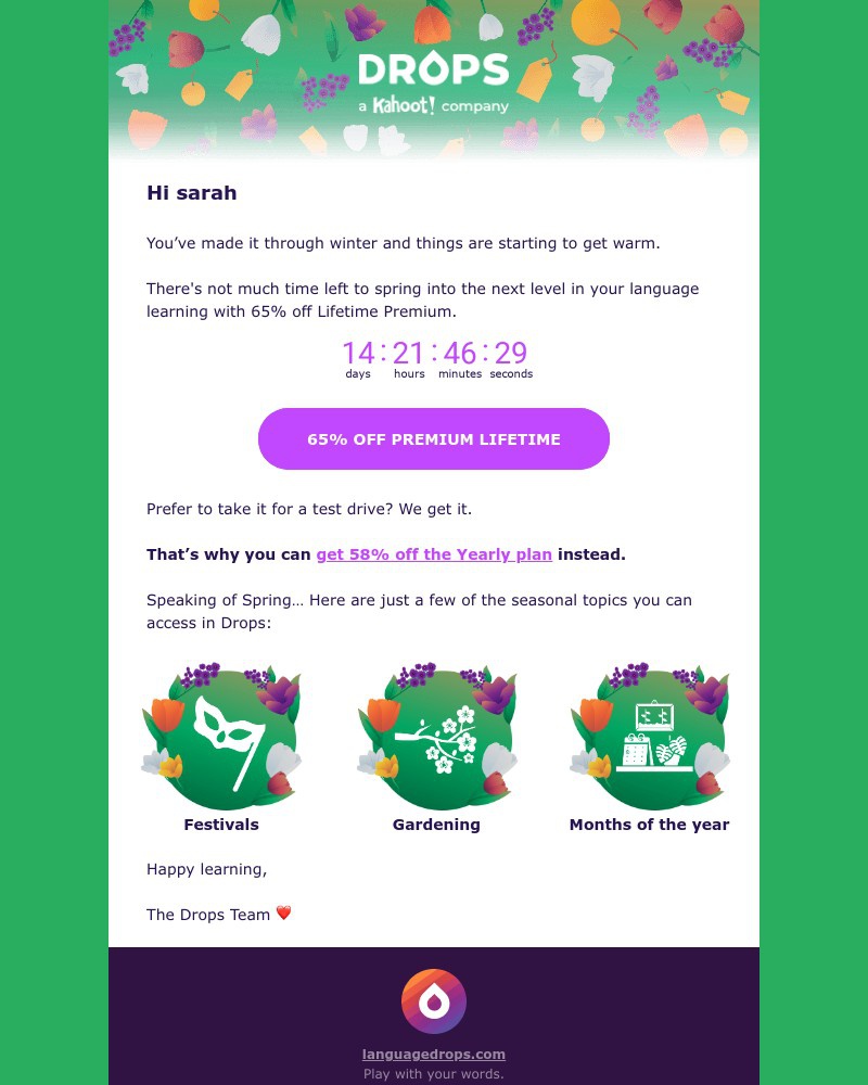 Drops - Swing into spring πΌπ°π·