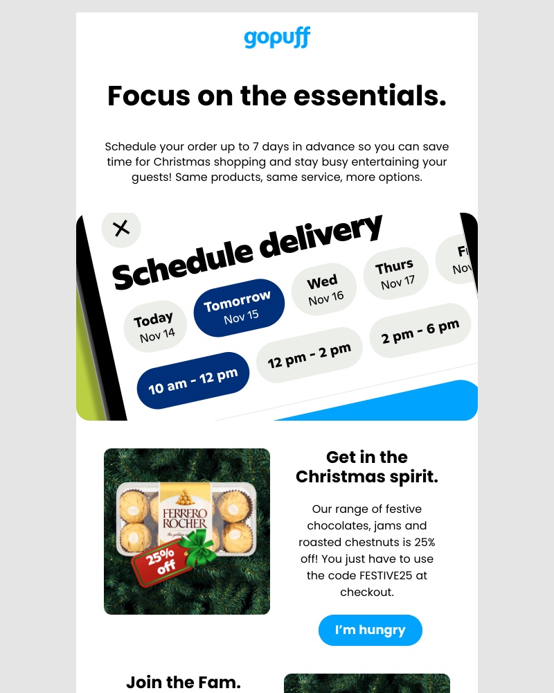 Gopuff - Take care of your ๐๐ shopping, we do the rest!