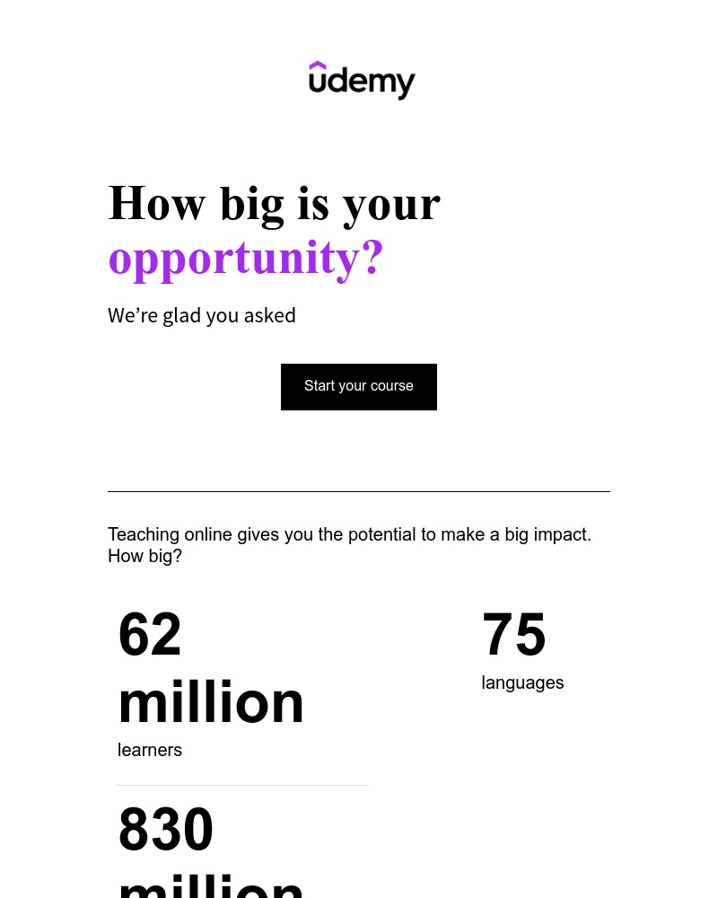 Udemy - Take the first step towards changing someone’s life