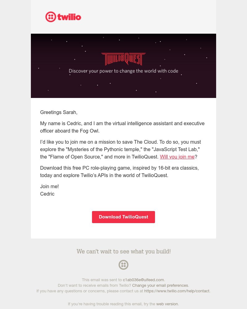 Twilio - Take up the tools of software development!