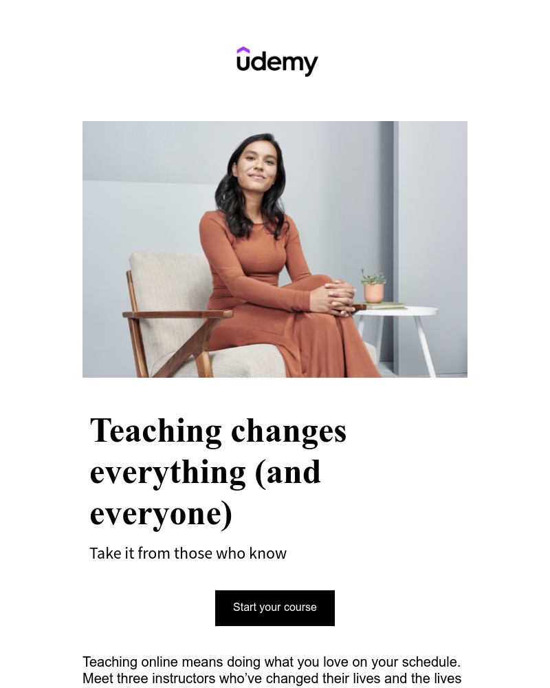 Udemy - Teach anywhere. Reach (almost) anyone.
