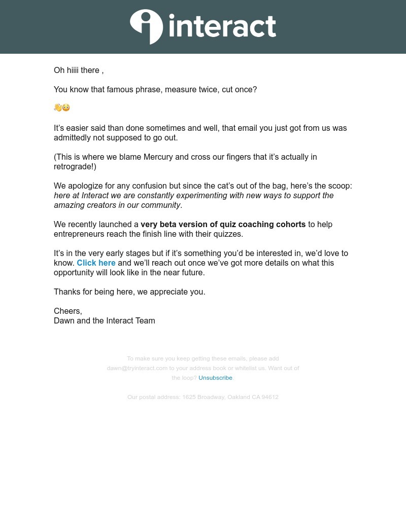 Interact - TFW you hit send way too soon 😳