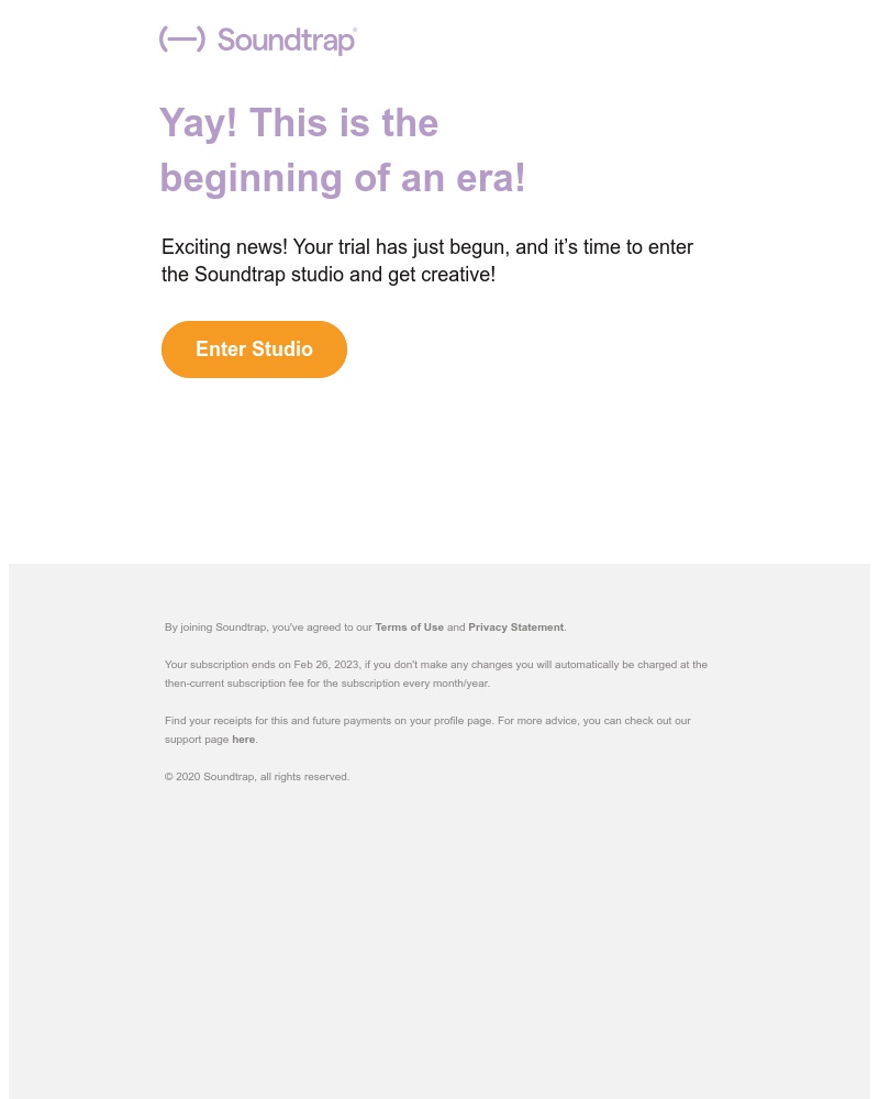 Soundtrap - Thanks for joining Soundtrap!