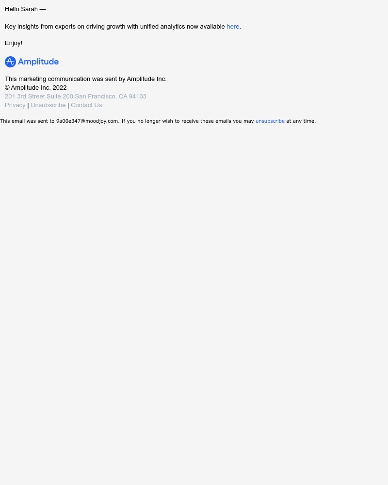 Amplitude - The 3 hottest topics in analytics and growth