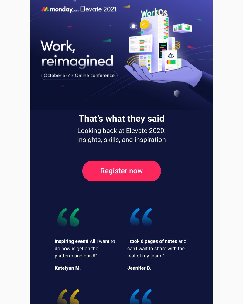 Monday - The attendees have spoken