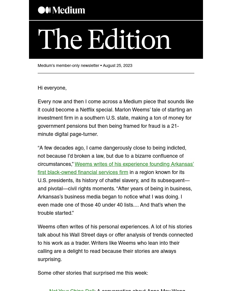 Medium - The Edition: More money, more problems?