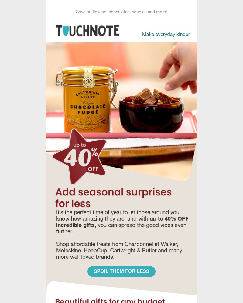 TouchNote - 🎉 The GREAT BIG gifting sale continues 🎉