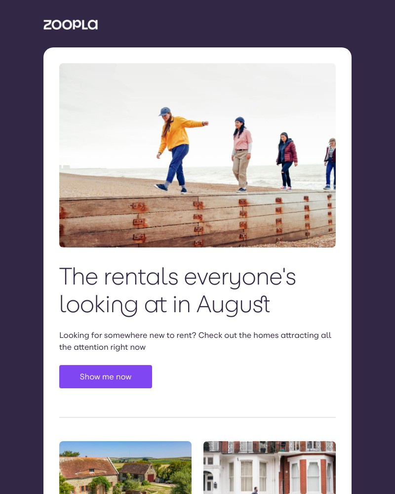 Zoopla - The rentals everyone's looking at in August