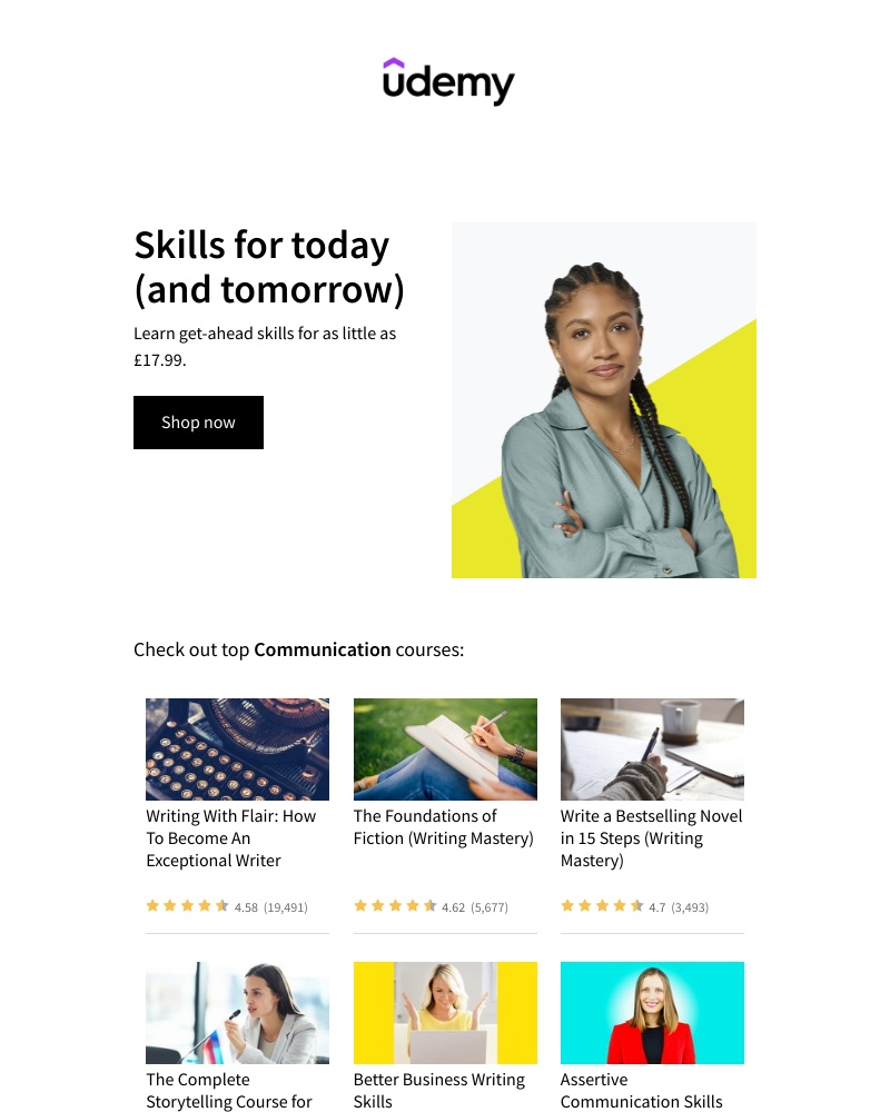Udemy - The right courses. Now on sale