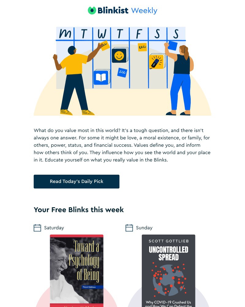 Blinkist - The Summary: Your free reads this week