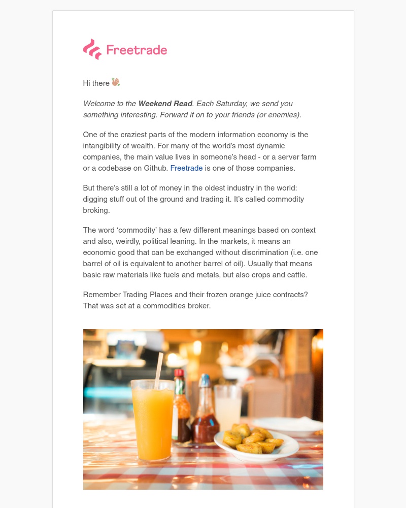 Freetrade - The wealth of the world 🛢