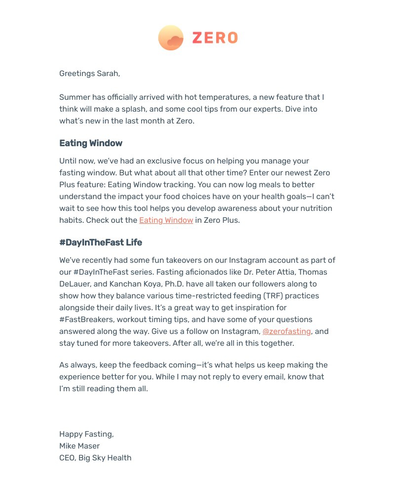 Zero - There's a new way to track this summer