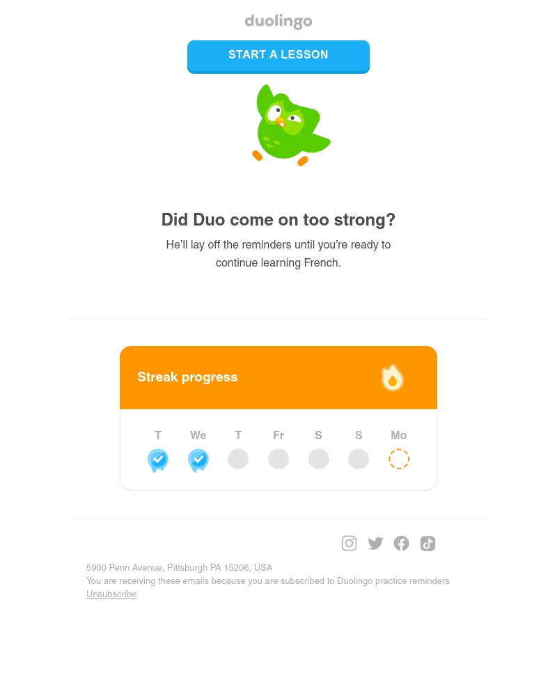 Duolingo - ๐ These reminders donโt seem to be working