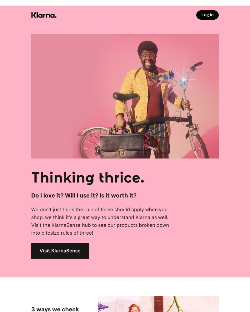 Klarna - Thinking thrice.