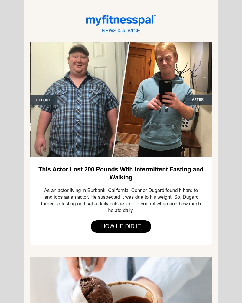 MyFitnessPal - This Actor Lost 200 Pounds With Intermittent Fasting and Walking
