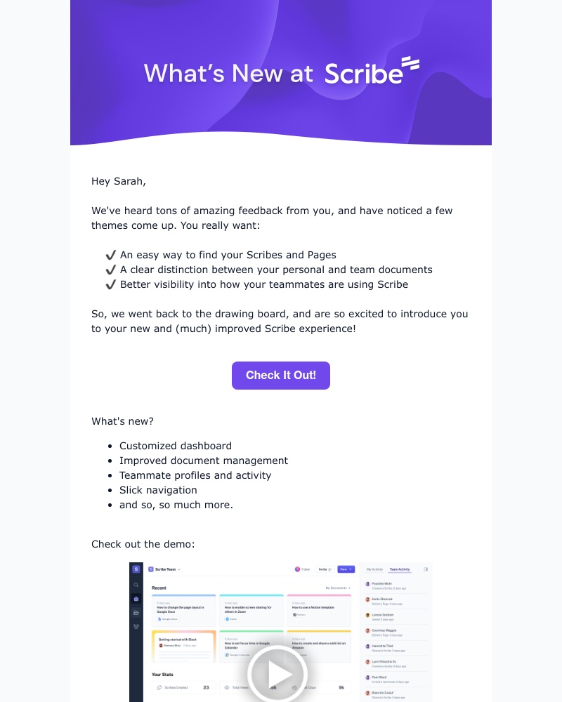 Scribe - This is big....your new Scribe experience!