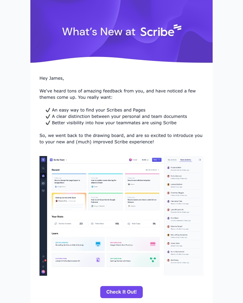Scribe - This is big....your new Scribe experience!