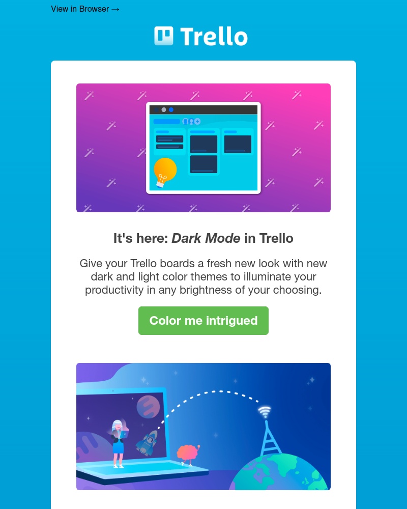Trello - 🔥 This just in: Trello Dark Mode is here