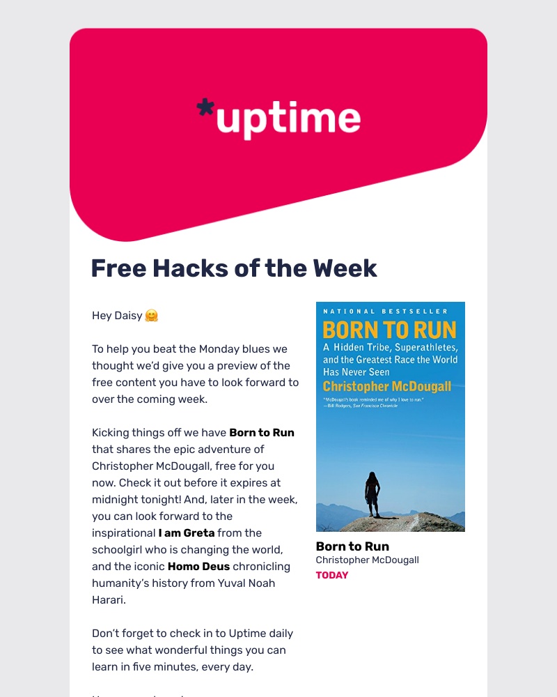 Uptime - This week’s hottest freebies