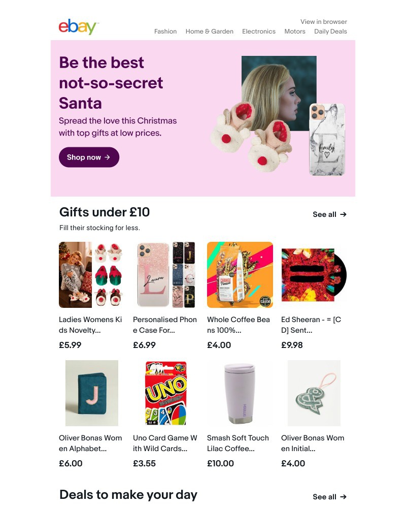 eBay - Tick off the (Secret) Santa to-do list. 📷🎁