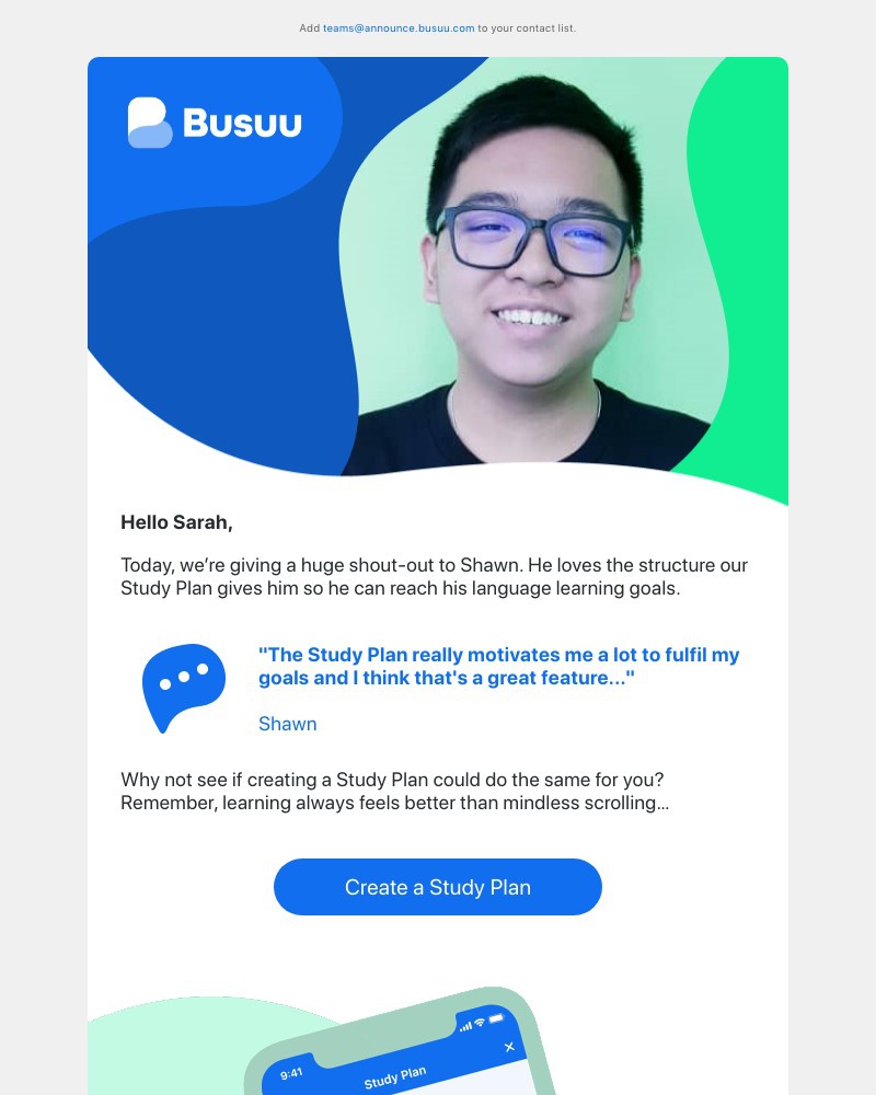 Busuu - Tired of scrolling? π€·β
