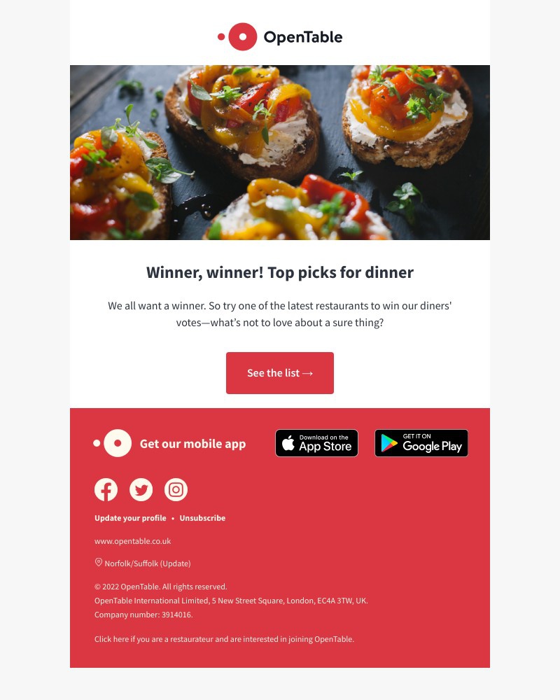 OpenTable - Top 10 Restaurants in Norfolk/Suffolk