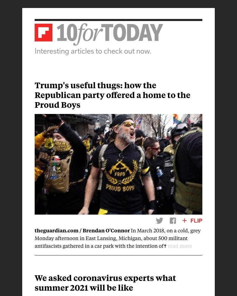 Flipboard - Trump's useful thugs