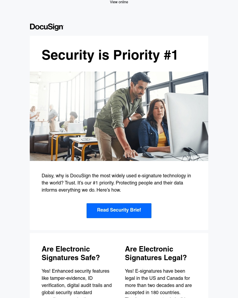 Docusign - Trust issues?