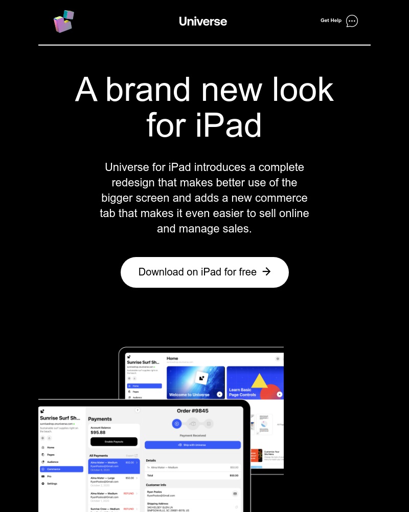 Universe - Try the new Universe app for iPad