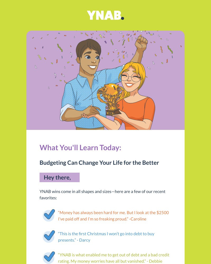 YNAB - Two huge wins for Jamie and Oscar