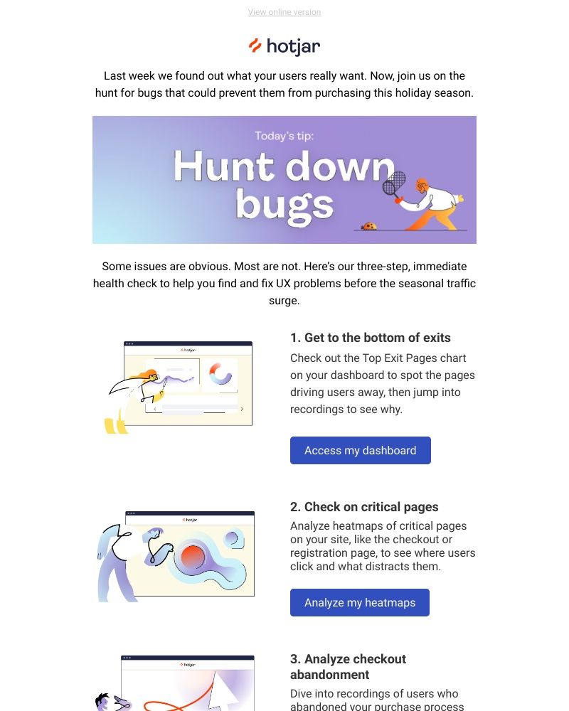 Hotjar - Uncover hidden UX issues