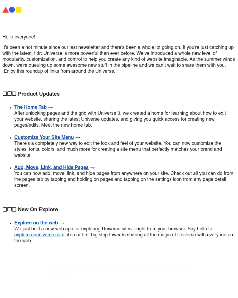 Universe - Universe Dispatch 003