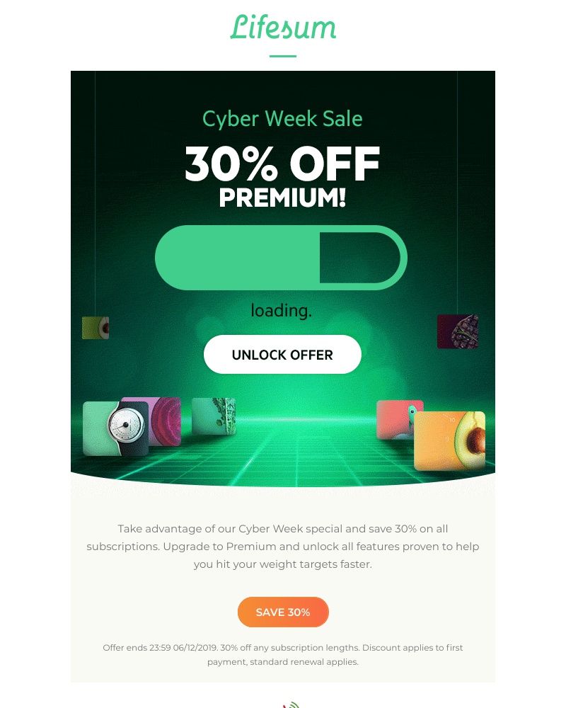 Lifesum - πUnlock huge savings for Cyber Week