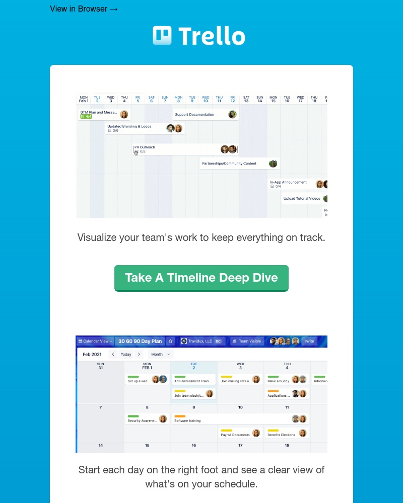 Trello - View Trello as a dashboard, timeline, table + more