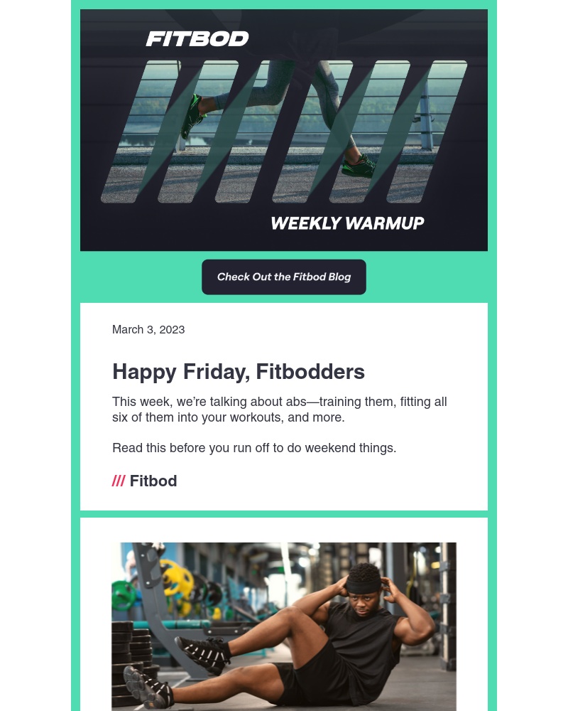 Fitbod - 👉🏋️Want better abs?