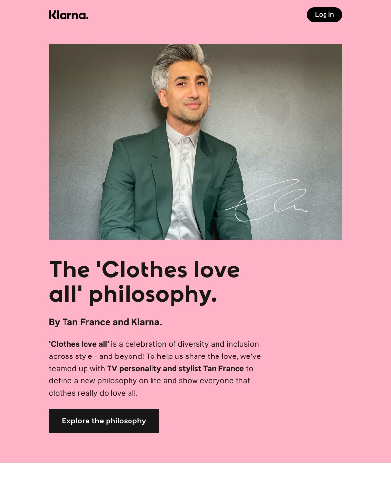 Klarna - Want to win Tan France's wish list?! 🤩