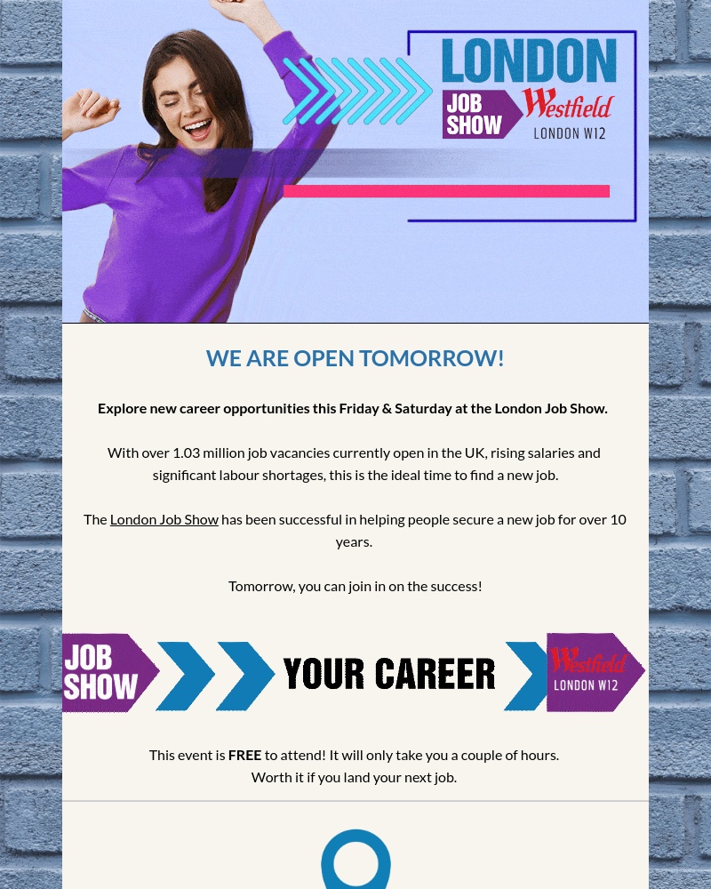 Eventbrite - We are Open Tomorrow 🎟️