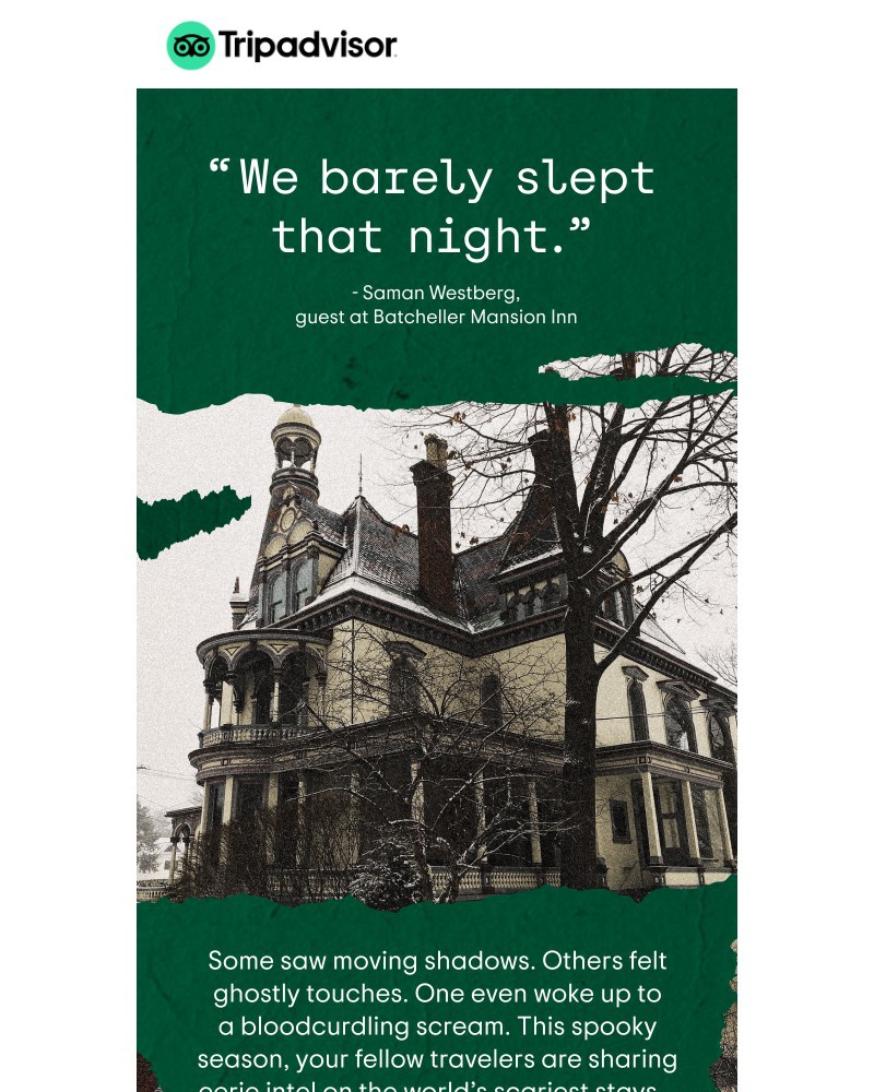 Tripadvisor - “We barely slept that night...”