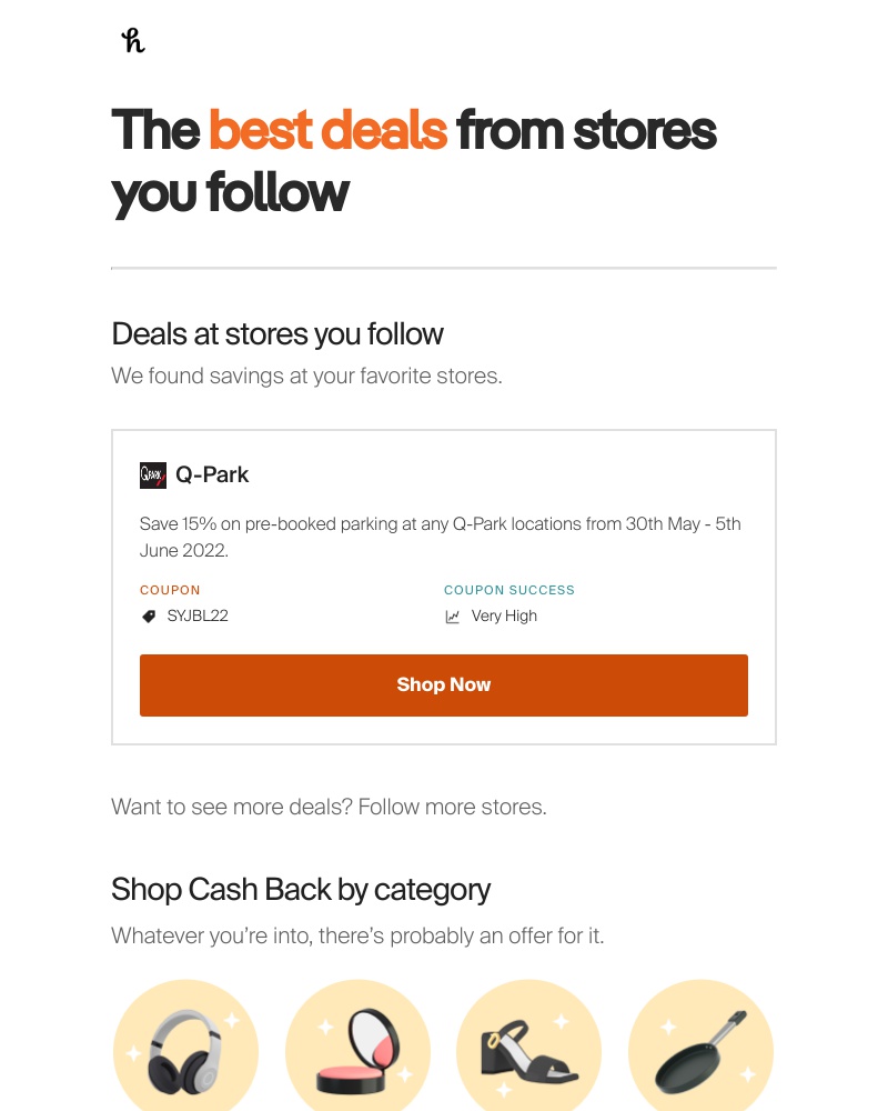 Honey - We found a new sale for you at Q-Park!