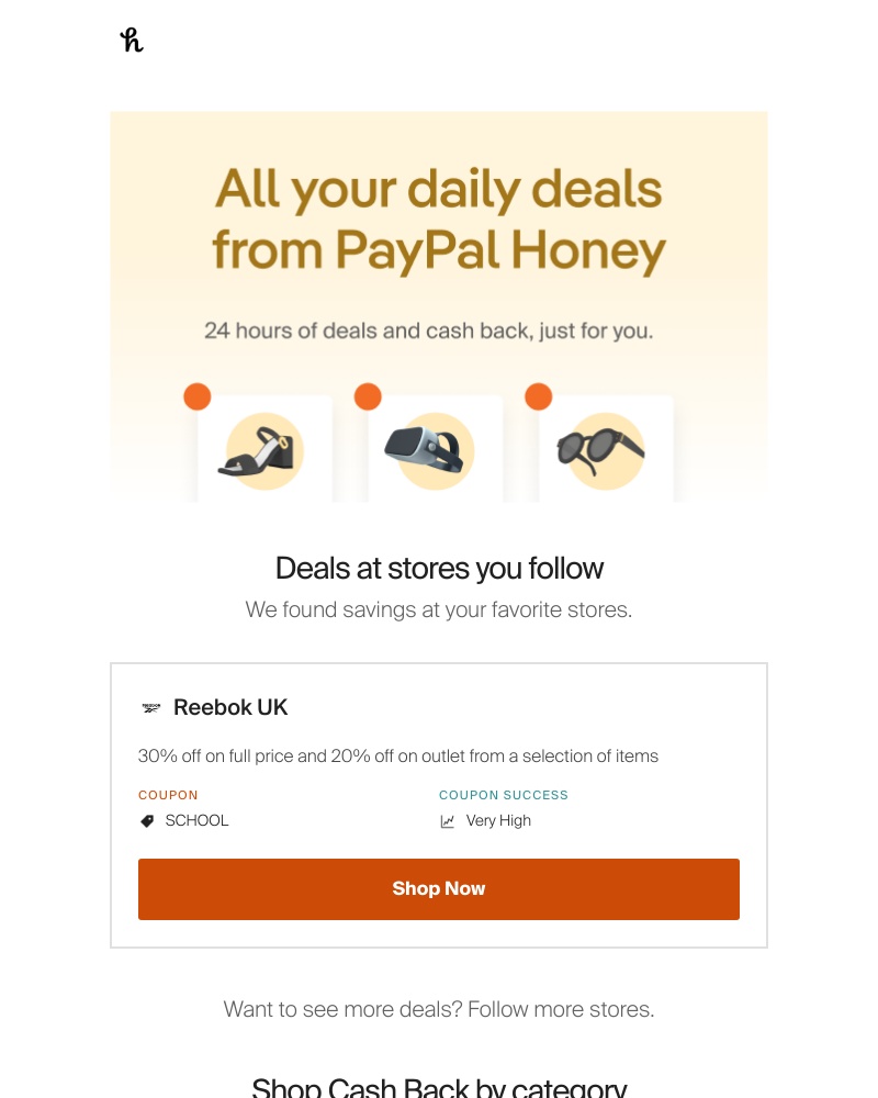 Honey - We found a new sale for you at Reebok UK!