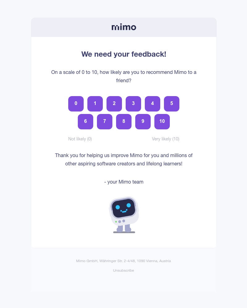 Mimo - We need your feedback!