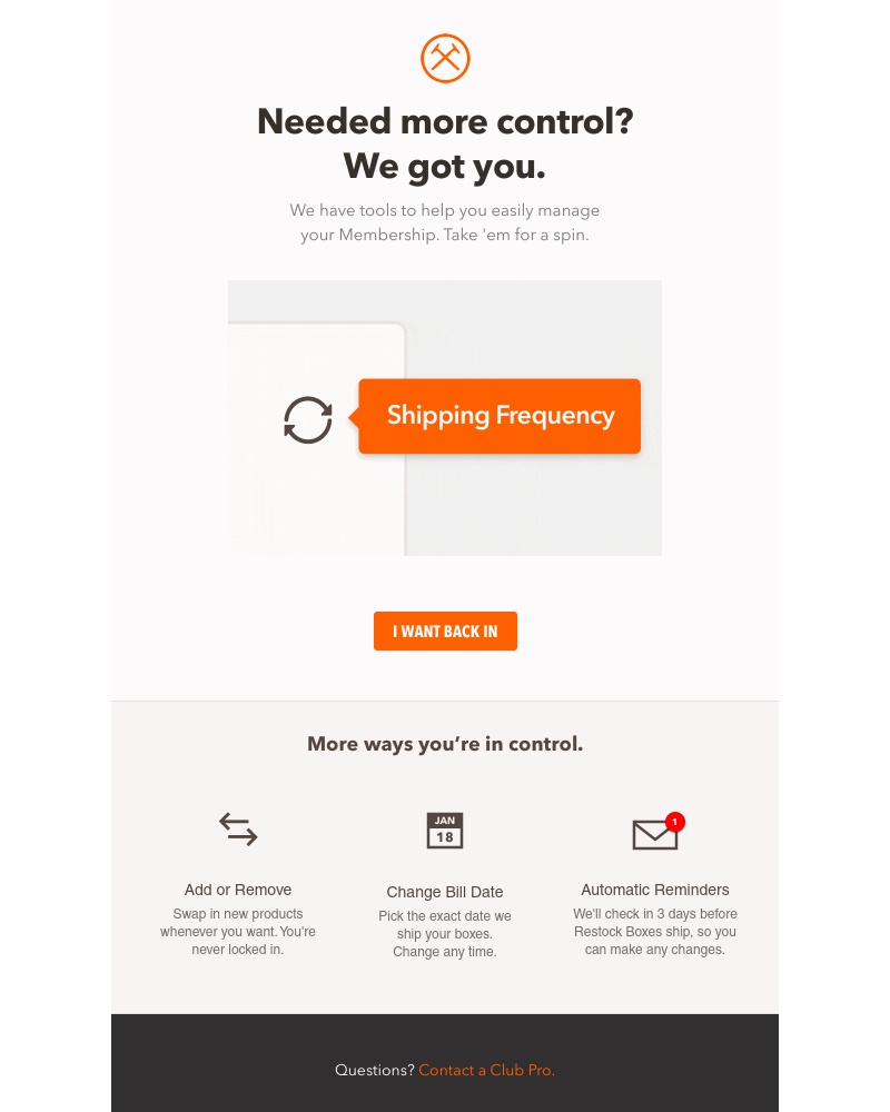 Dollar Shave Club - We think you’ll like these changes.