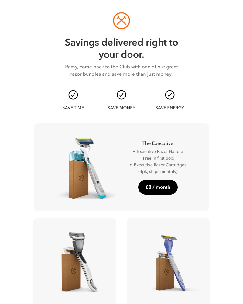 Dollar Shave Club - We think you’ll like these changes.