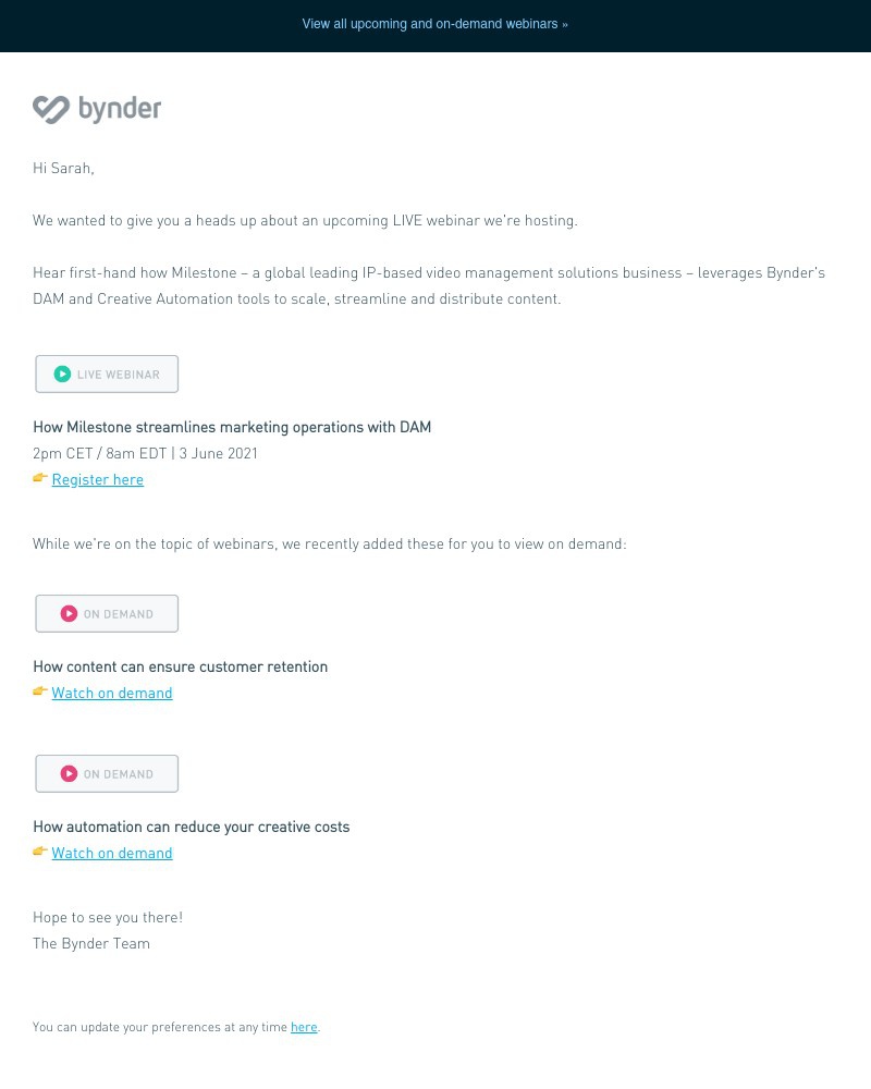 Bynder - Webinar - How Milestone streamlines their marketing operations and supports market expansion with DAM