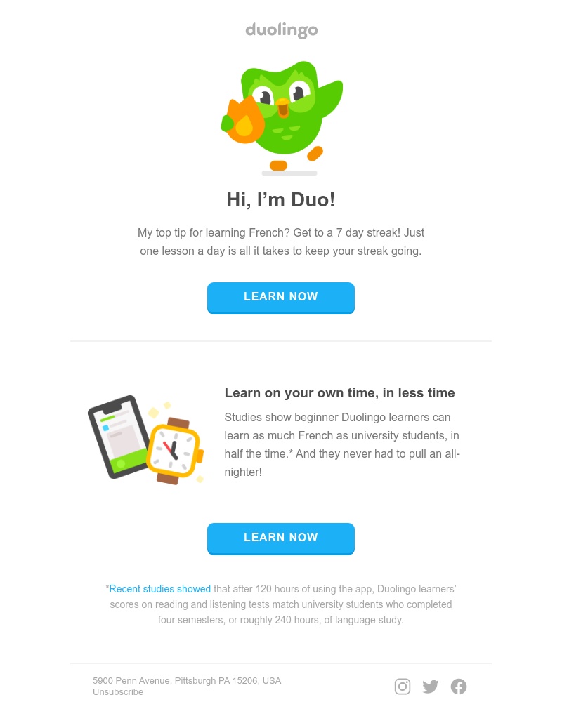 Duolingo - Welcome to Duolingo! Here are 2 important tips.