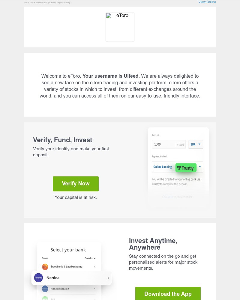 eToro - Welcome to eToro!