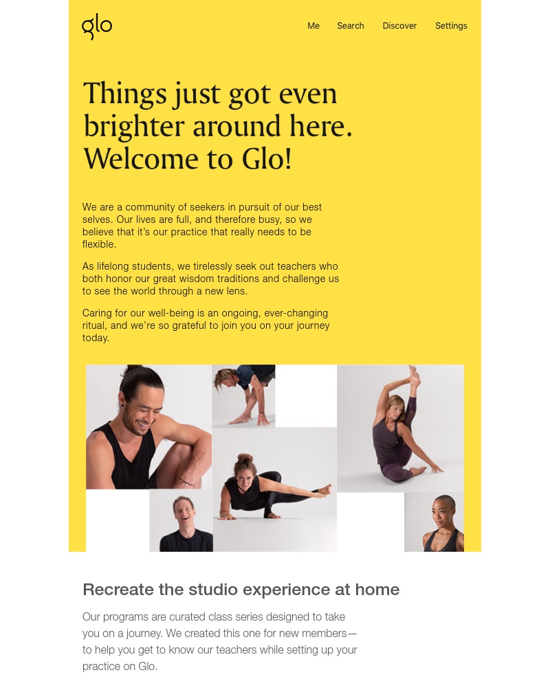 Glo - Welcome to Glo!