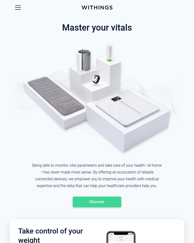Withings Healthmate - Welcome to Health Mate, Sarah