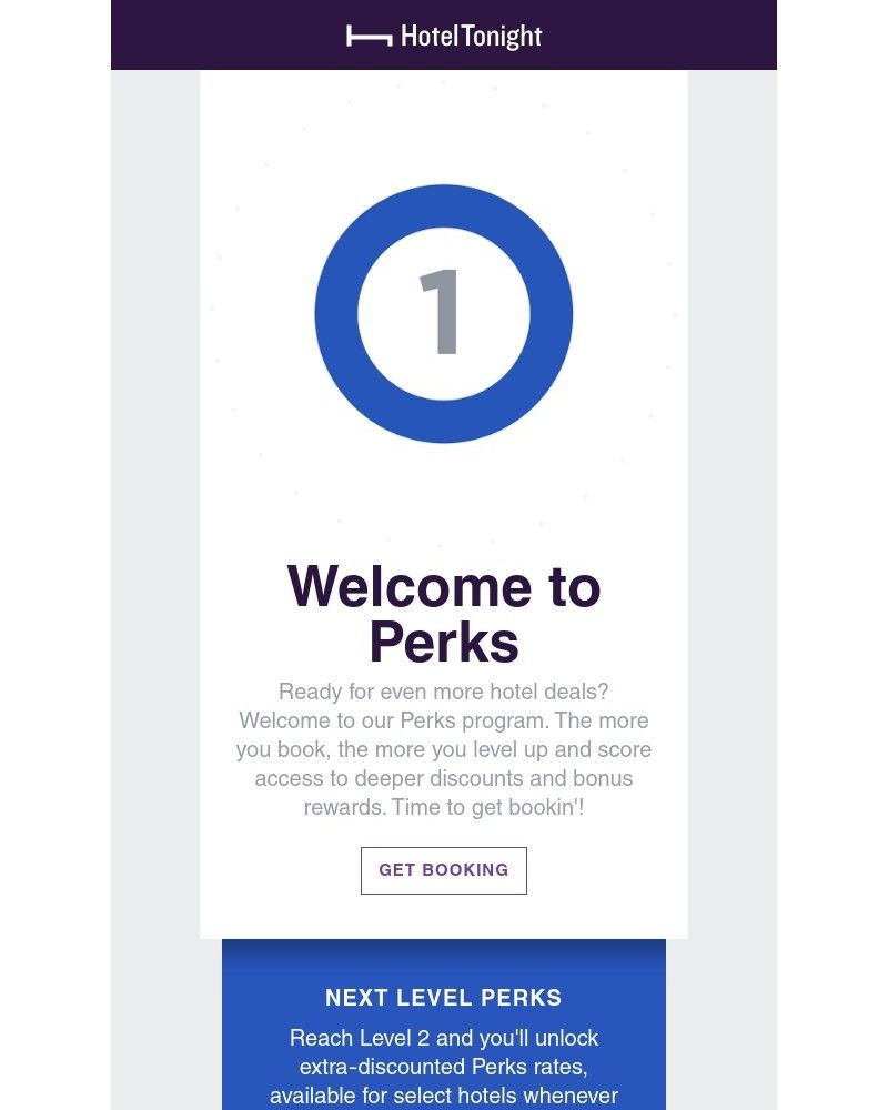 HotelTonight - Welcome to HT Perks!