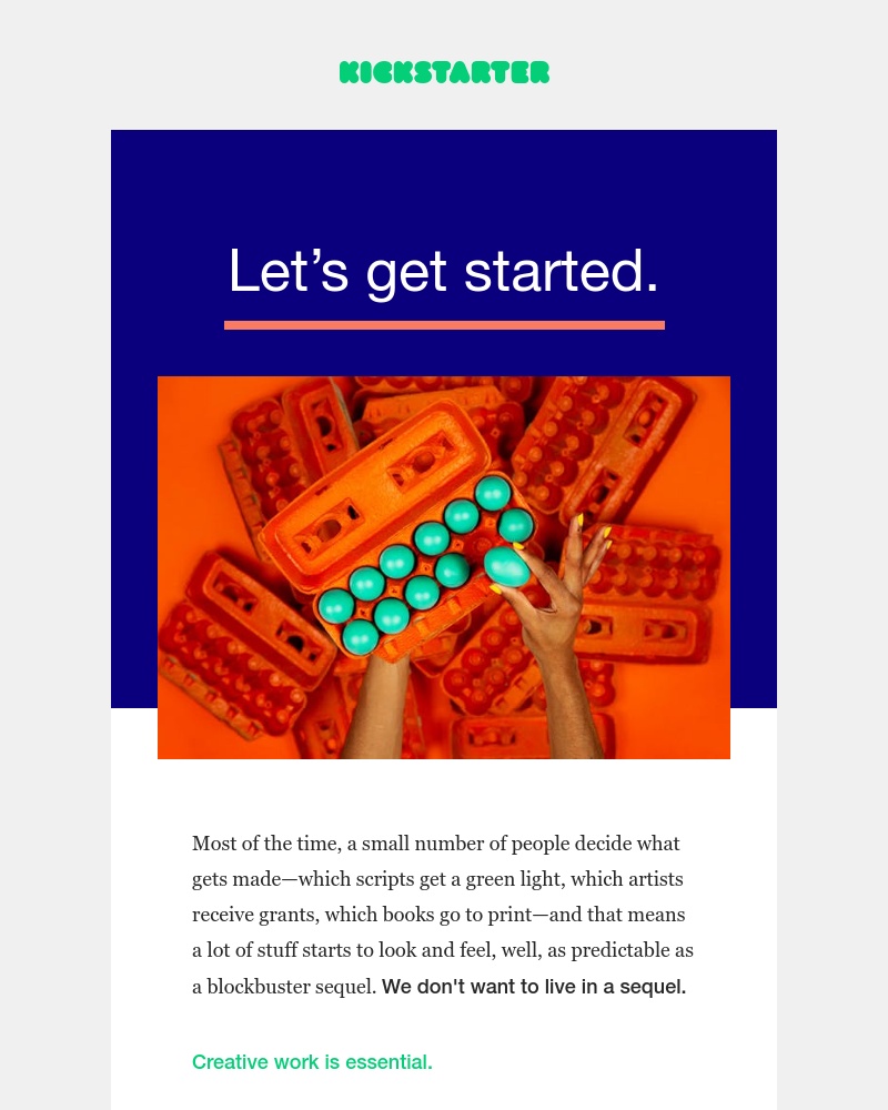 Kickstarter - Welcome to Kickstarter!